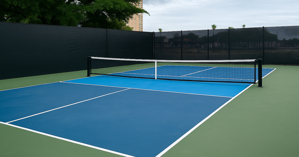 New Pickleball Court at Apache Family Campground & Pier!