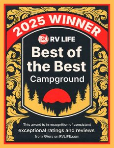 Apache Family Campground & Pier Earns RV LIFE “Best of the Best” Award for 2025